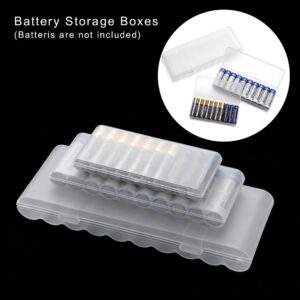 Прозрачный пластиковый контейнер для батарей