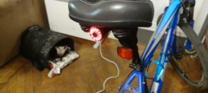 Велосипедный фонарь задний с датчиком торможения